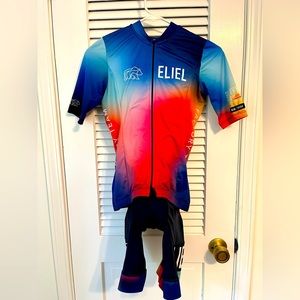 Eliel cycling kit. Medium jersey and bib.